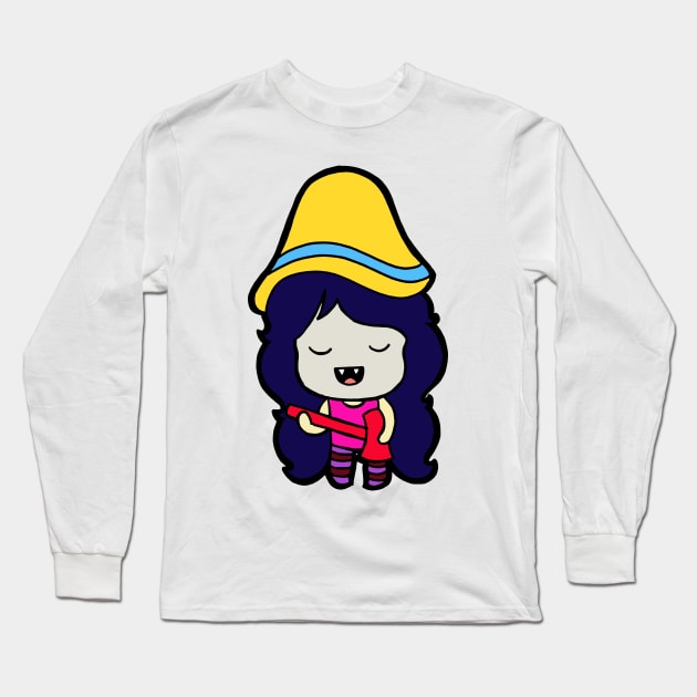 Adventure Time - Kawaii Marceline the Vampire Queen Long Sleeve T-Shirt by coloringiship